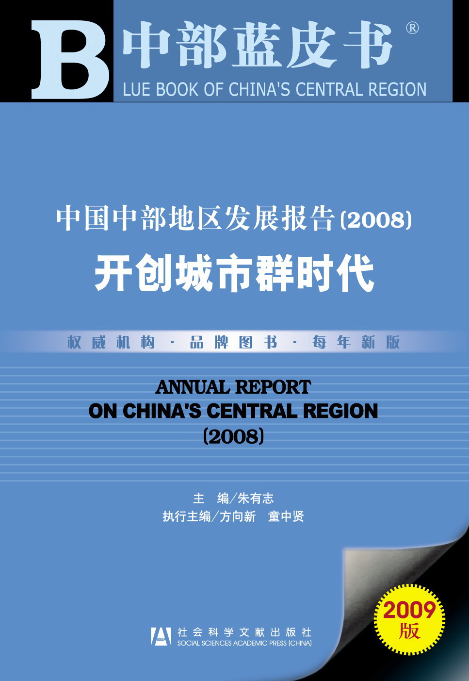 中国中部地区发展报告（2008）