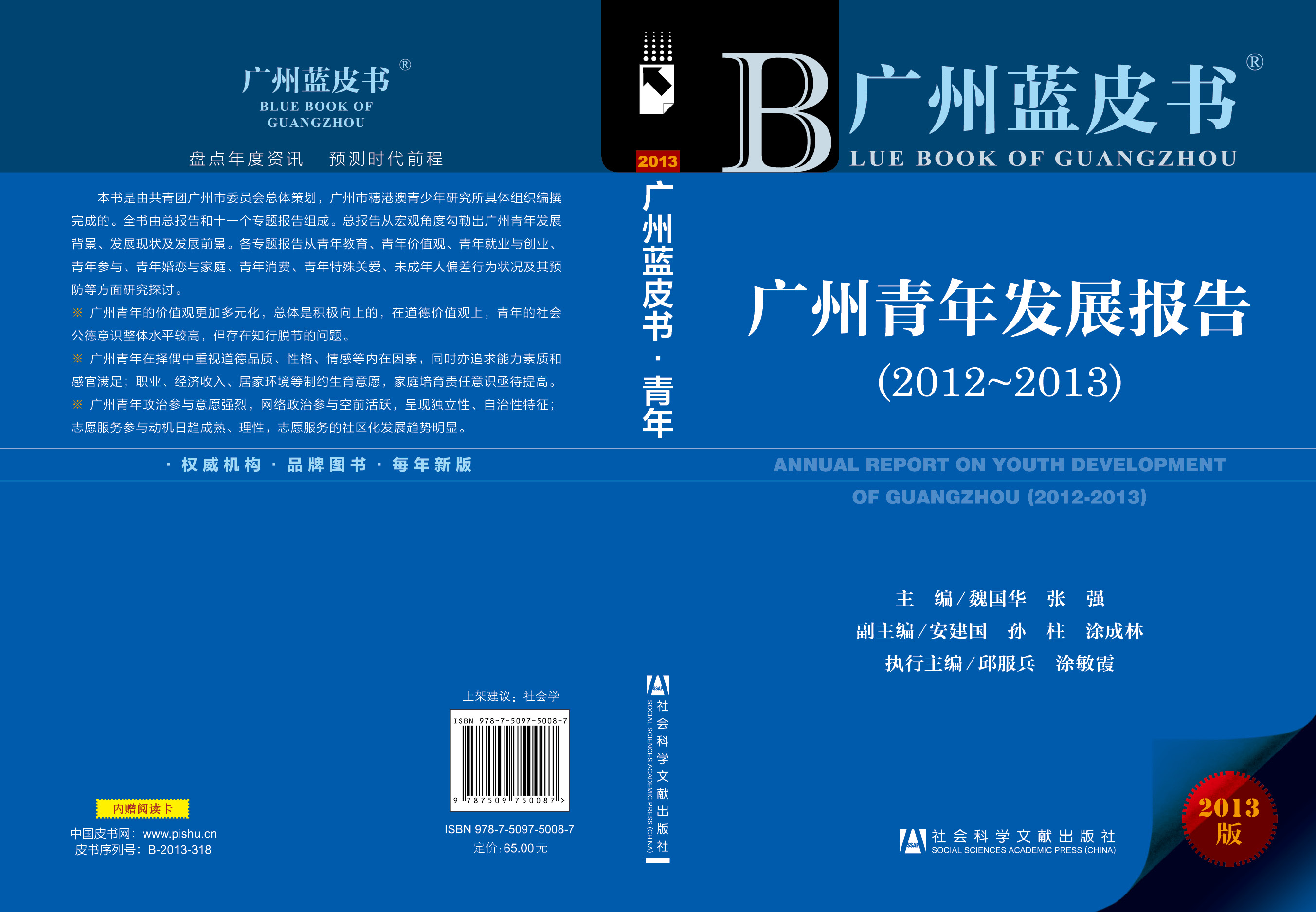 广州青年发展报告（2012-2013）