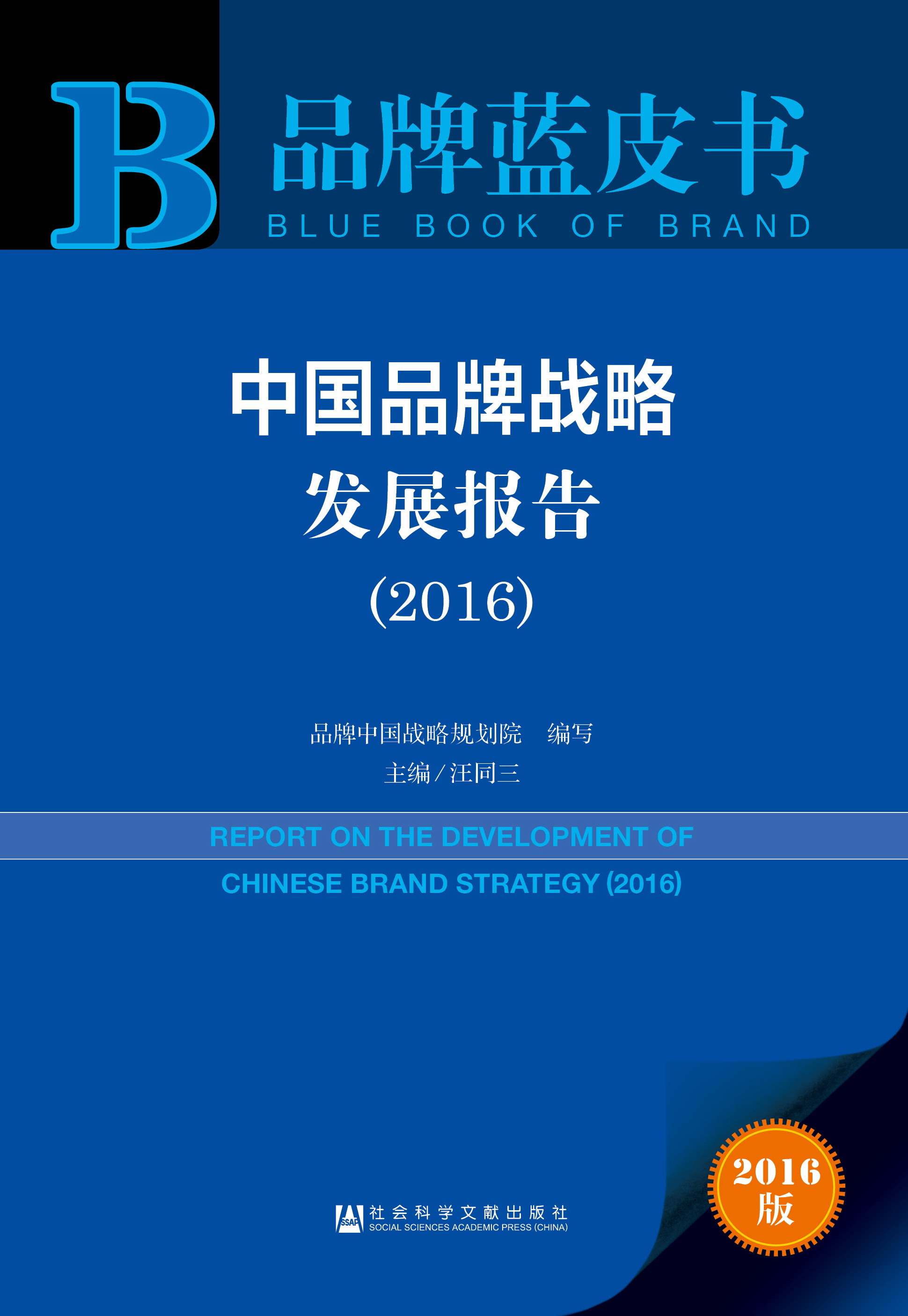 中国品牌战略发展报告（2016）